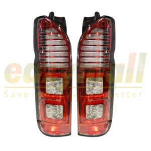 TAIL LAMP CRYSTAL HIACE RH200 AB-388-2-B 2PCS RED BOTTOM & WHITE COVER