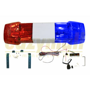 POLICE LIGHT TBD-6000H-6D 200W SIREN RED/BLUE