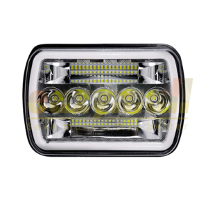 HEAD LIGHT SEAL BEAM SQURE 5 LIGHT CREE 2PCS